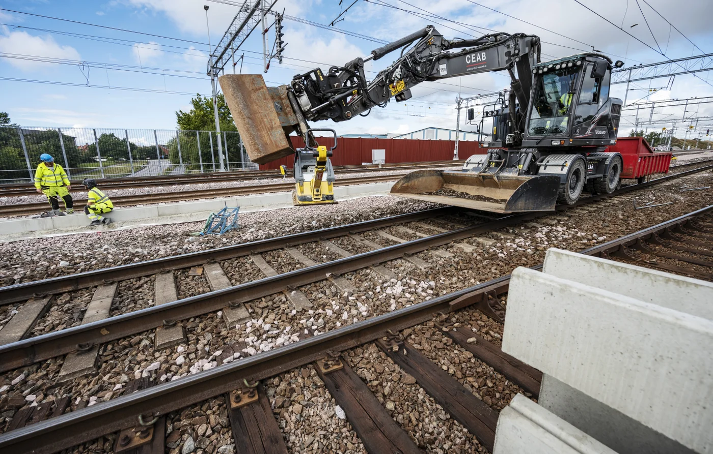 Järnvägsbyggnation och Spårarbeten